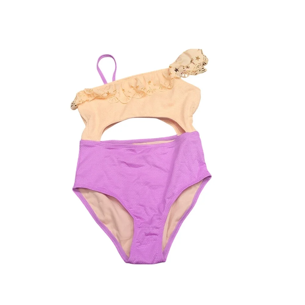 Girls Beach Dreams One Piece Swimsuit - Cat & Jack Pink Size Small 6/7